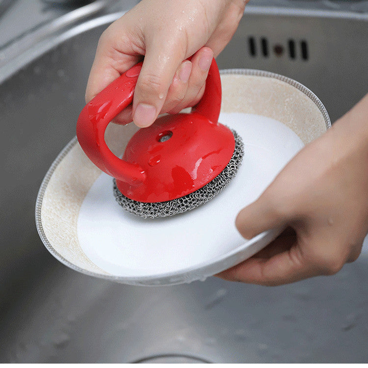 Cast Iron Scrubber 316 Stainless Steel Cast Iron Scrubber Kitchen DealSniper.net