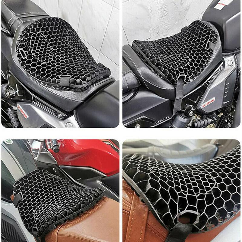 Summer Motorcycle Seat Cushion Air Mesh Fabric Comfort Honeycomb Vehicle DealSniper.net