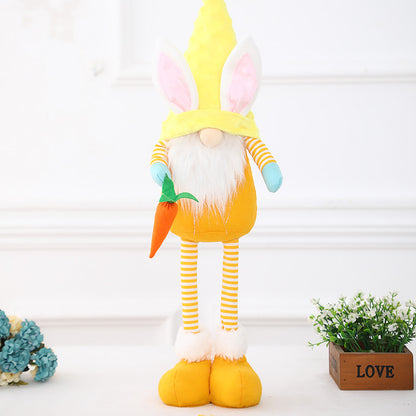 Easter Forester Standing Posture Telescopic Standing Decoration Holidays DealSniper.net Yellow