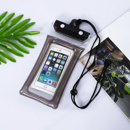 Inflatable Floating Touch Screen Mobile Phone Electronics DealSniper.net Transparent Black Free Size