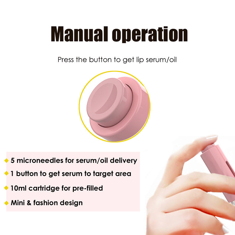 3 In 1 Lip Care Roller Needle Roller Lip Roller Beard Growth Men Gym From House