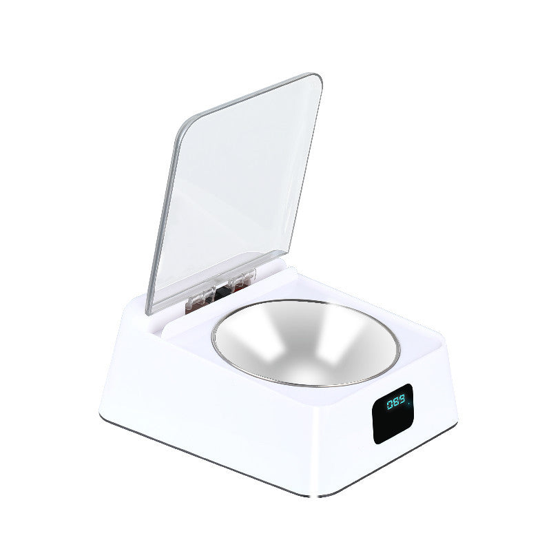 Pet 5G Bowl Automatic Pet Feeder Pets Gym From House White