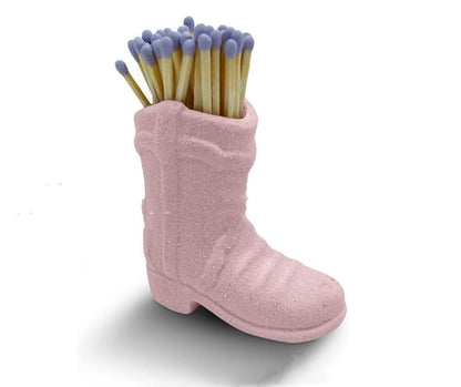 Ceramic Boots Matchbox Simple Home Home Decor dealsniper-net Pink