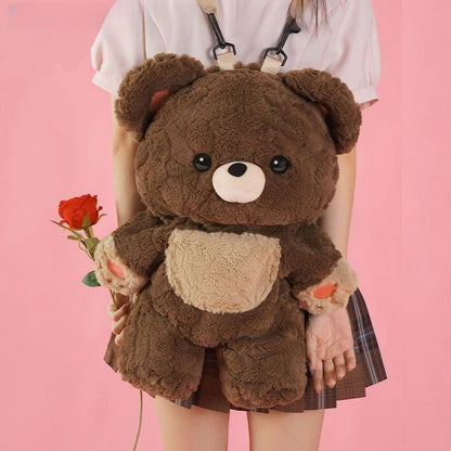 Couple's Bag Love Bear Cute Versatile Plush Bag Shoulder