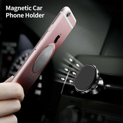 2x 360 Magnetic Car Mount Holder Air Vent Stand Universal For Mobile Cell Phone Phones dealsniper-net