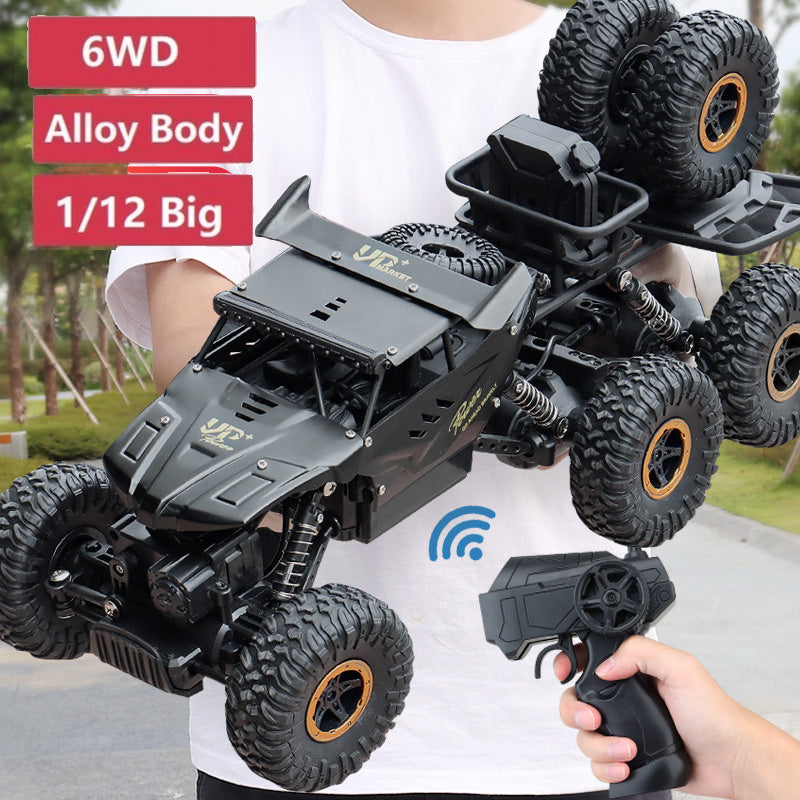 Children's Charging Large Remote Control Car Climbing Drift Kids dealsniper-net Black 38cm