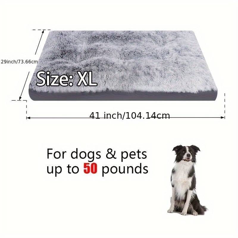 Pet Dog Bed Long Plush Cozy Warm Sleeping Beds Pets DealSniper.net B