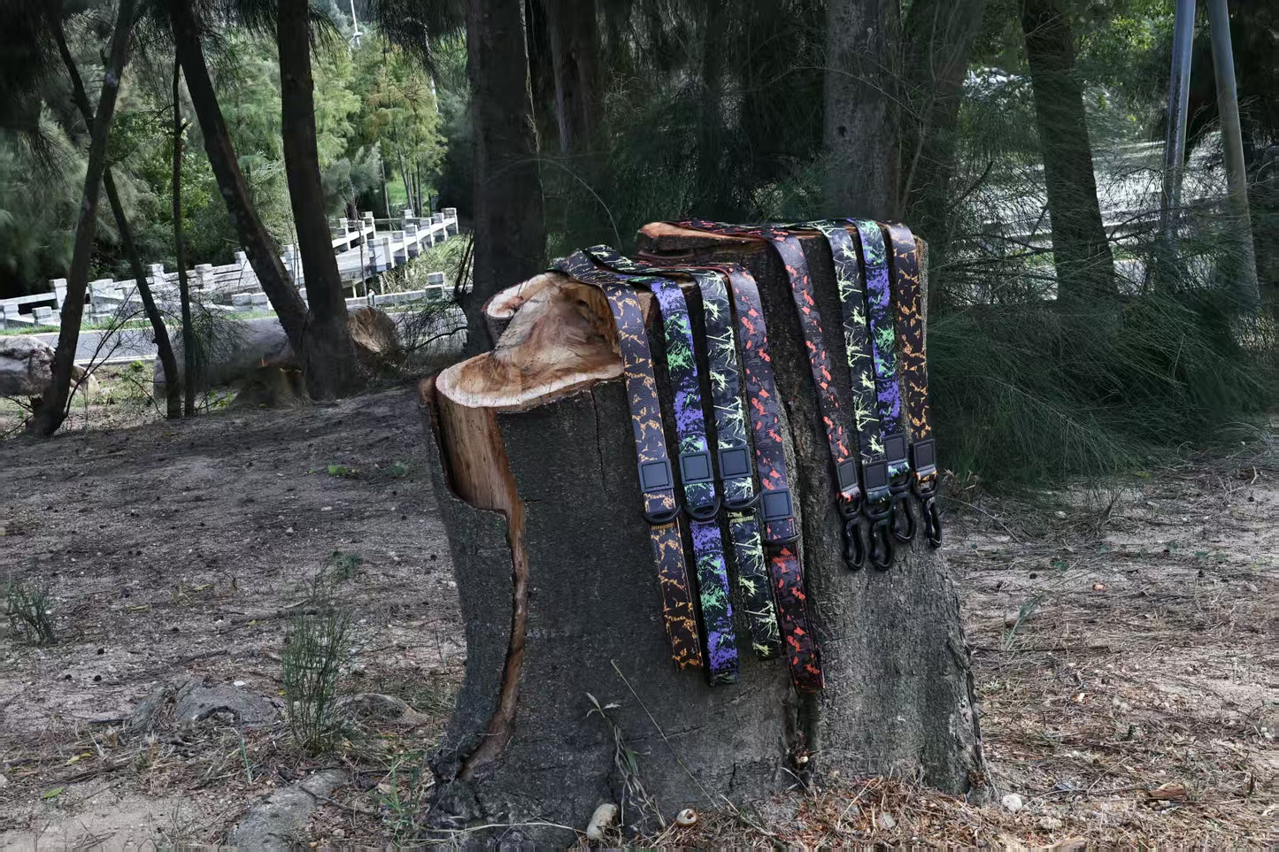 UV Printing Camouflage Embossed Pet Leash Set Is A Perfect Combination Pets dealsniper-net