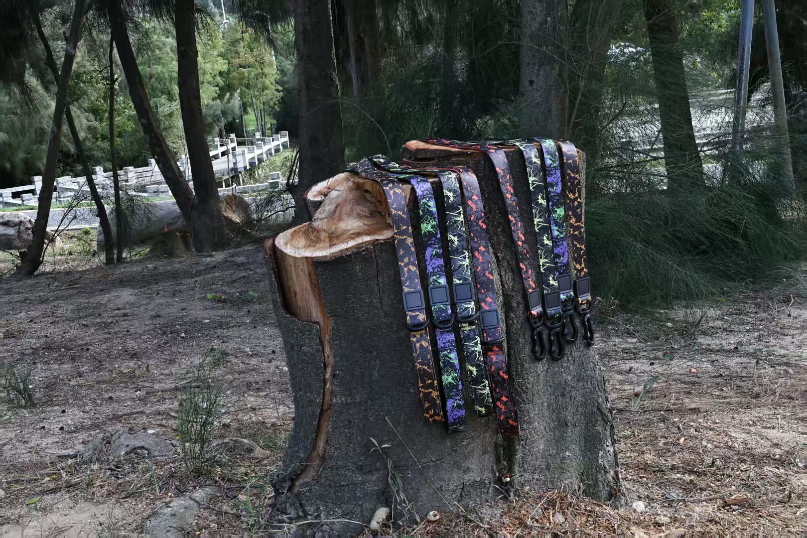 UV Printing Camouflage Embossed Pet Leash Set Is A Perfect Combination Pets dealsniper-net