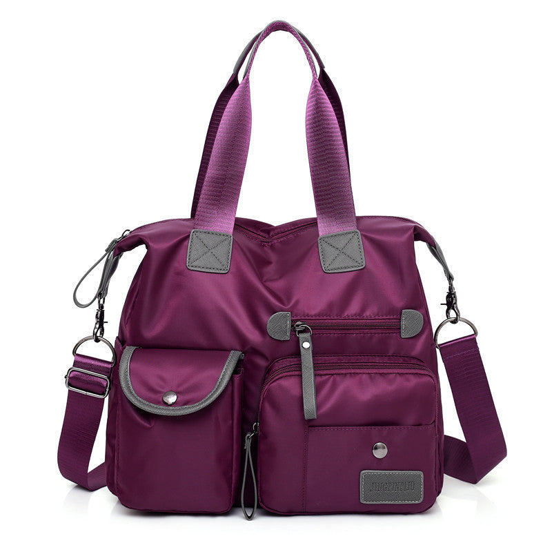 Ladies Handbag Shoulder Bag Women dealsniper-net Purple M