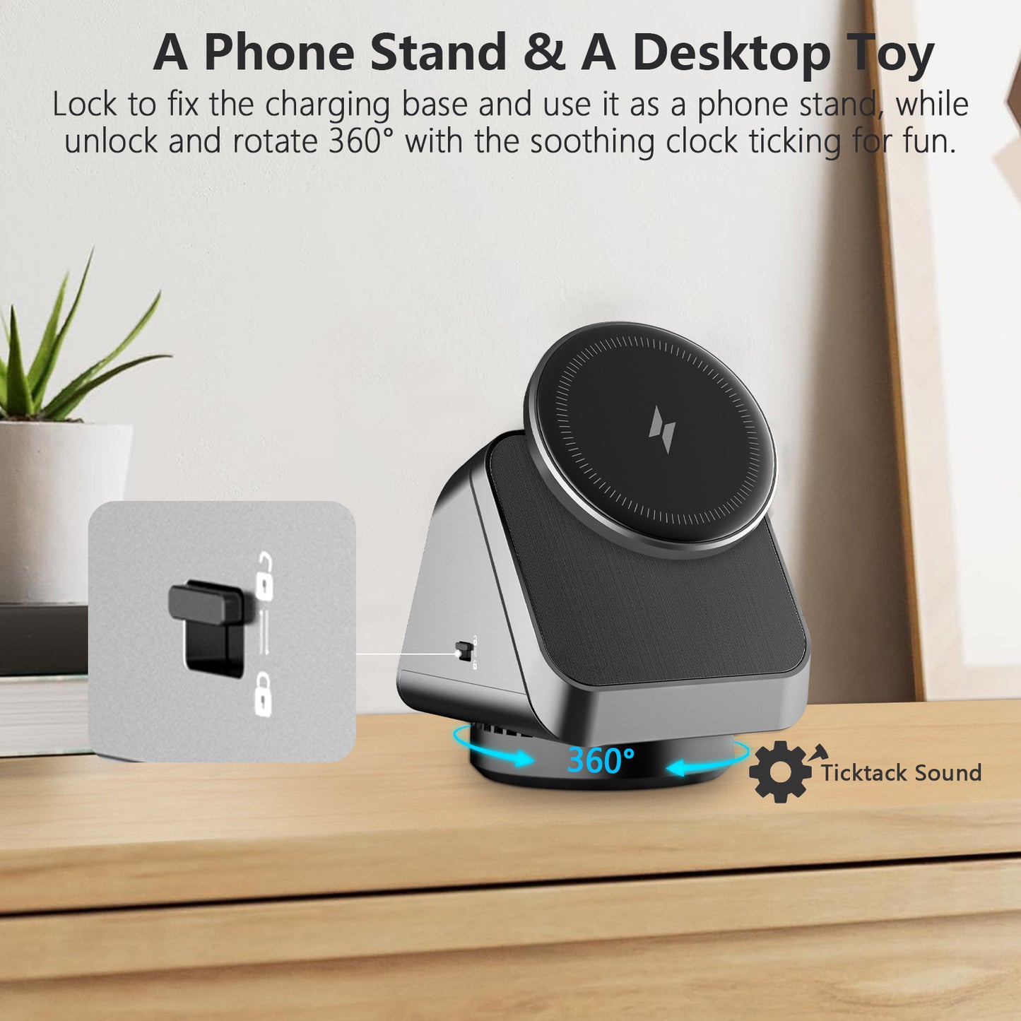 Three-in-one Magsafe Magnetic Wireless Charger Gadgets Gym From House