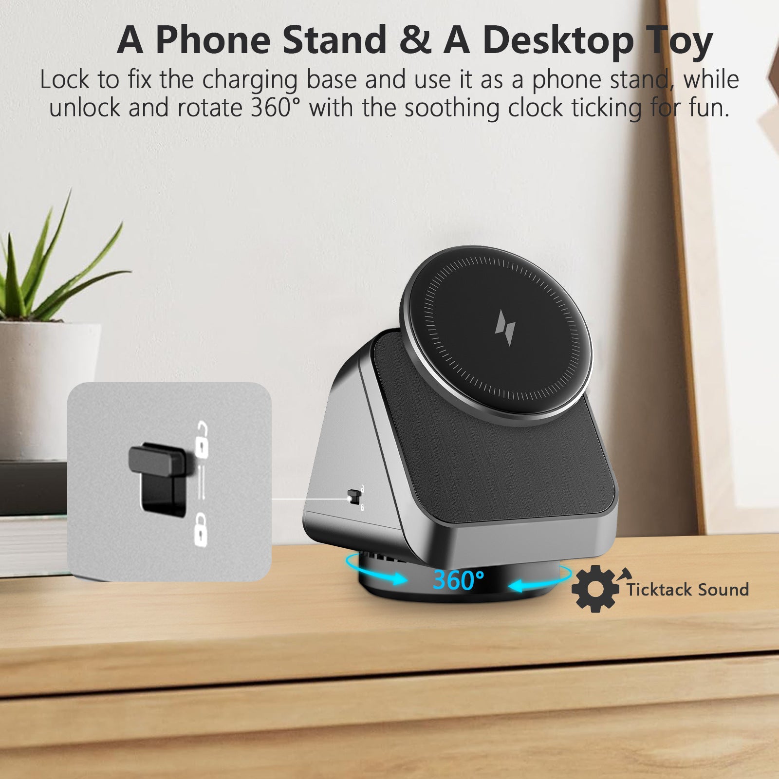 Three-in-one Magsafe Magnetic Wireless Charger Gadgets Gym From House