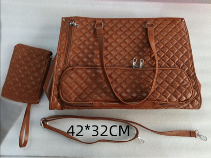 Fashionable Lunch Tote Bag Women's Thermal Insulation Lunch Box Women DealSniper.net Dark Brown 36X16X30cm