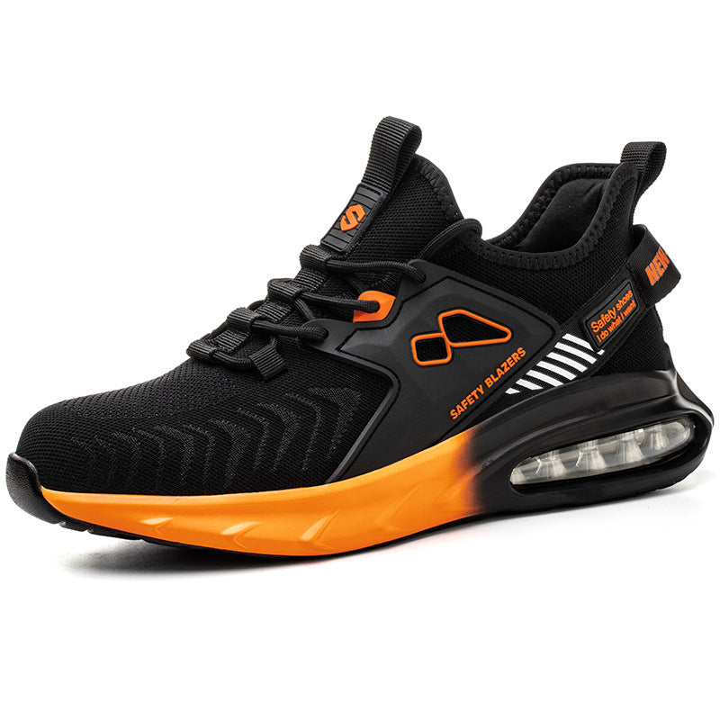Men's Anti Impact And Wear-resistant Safety Shoes Men DealSniper.net Orange 36