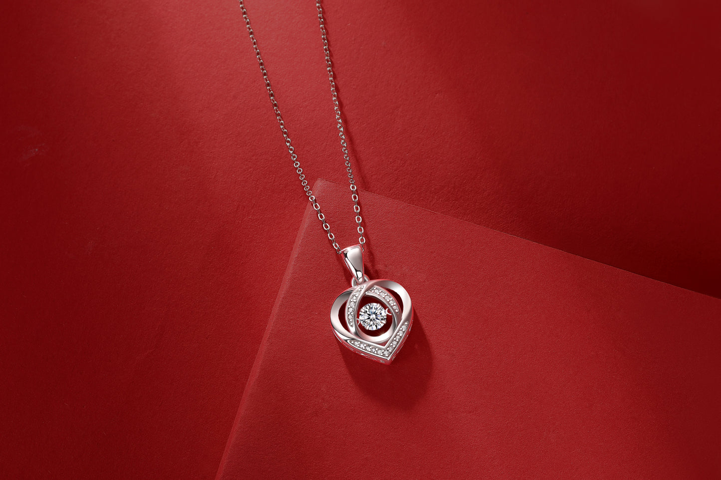 Heart To Have Your Luxurious Fashion Diamond Pendant Necklace Set Jewelry Gym From House