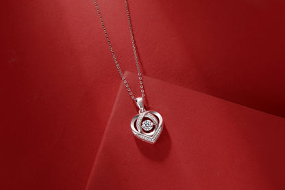 Heart To Have Your Luxurious Fashion Diamond Pendant Necklace Set Jewelry Gym From House