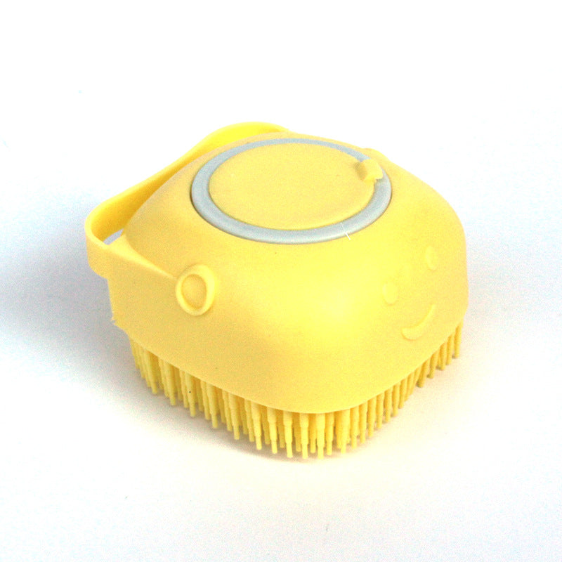 Silicone Dog Bath Massage Gloves Brush Pet Cat Bathroom Cleaning Tool Pets dealsniper-net