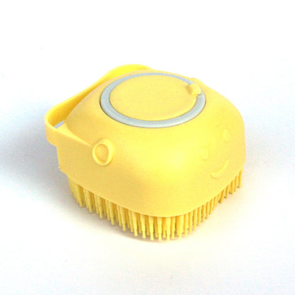 Silicone Dog Bath Massage Gloves Brush Pet Cat Bathroom Cleaning Tool Pets dealsniper-net