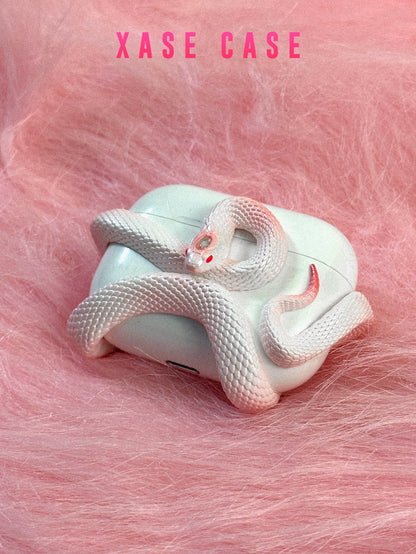 Creative Horrible Snake Wireless Earphone Case Headset Protective Case Electronics dealsniper-net