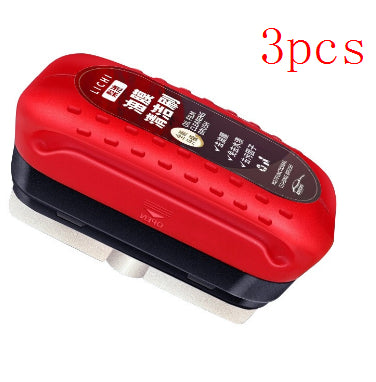 Automotive Oil Film Cleaning Brush Windshield Car Glass Vehicle Gym From House Red x 3pc