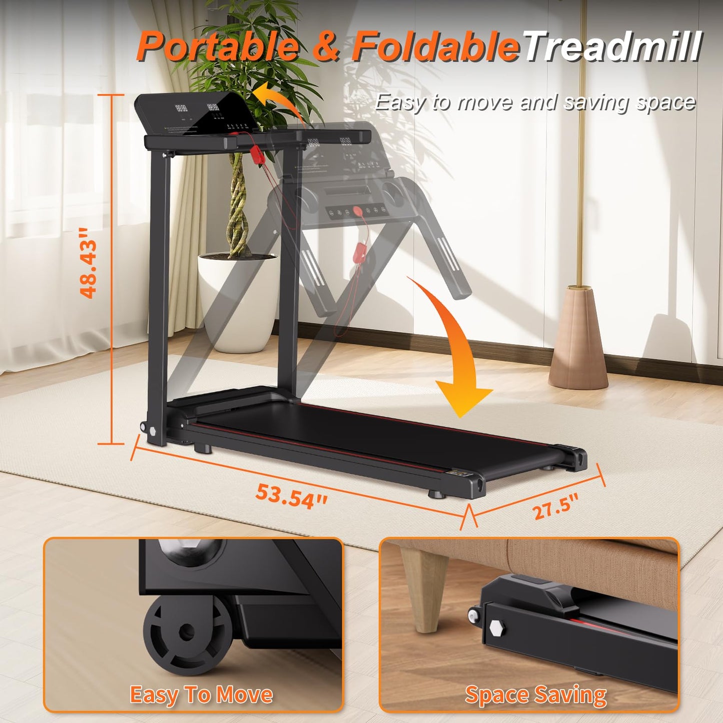 Treadmill Q24-10 Sports Gym From House