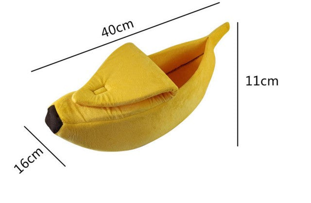 Pet House Dog Bed Banana Shape Dog House Cute Pet