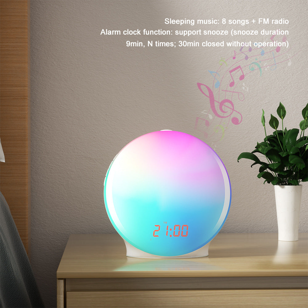 Sunrise Wake-up Light Creative Colorful Sleep With Small Night Lamp Home Decor Gym From House