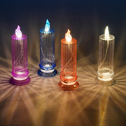 LED Electronic Candle Light Christmas Decorations Holidays Gym From House