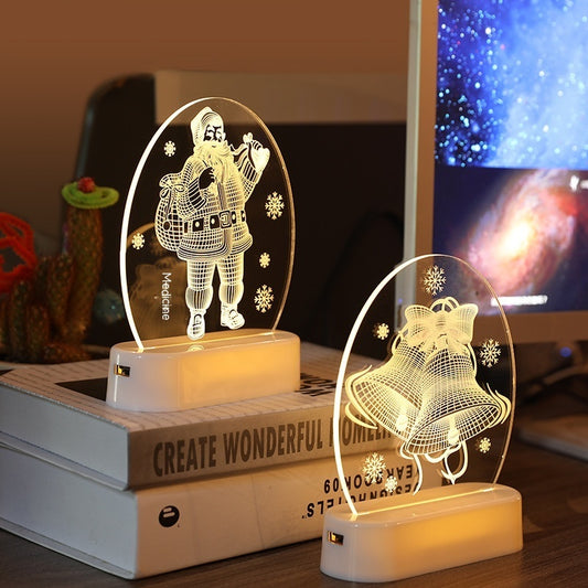 Christmas Decorations Night Light Decoration Holidays Gym From House