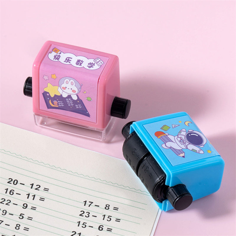 Digital Type Mathematical Operation Stamp Pupils Teacher Kids DealSniper.net