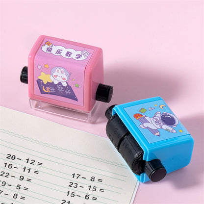 Digital Type Mathematical Operation Stamp Pupils Teacher Kids DealSniper.net