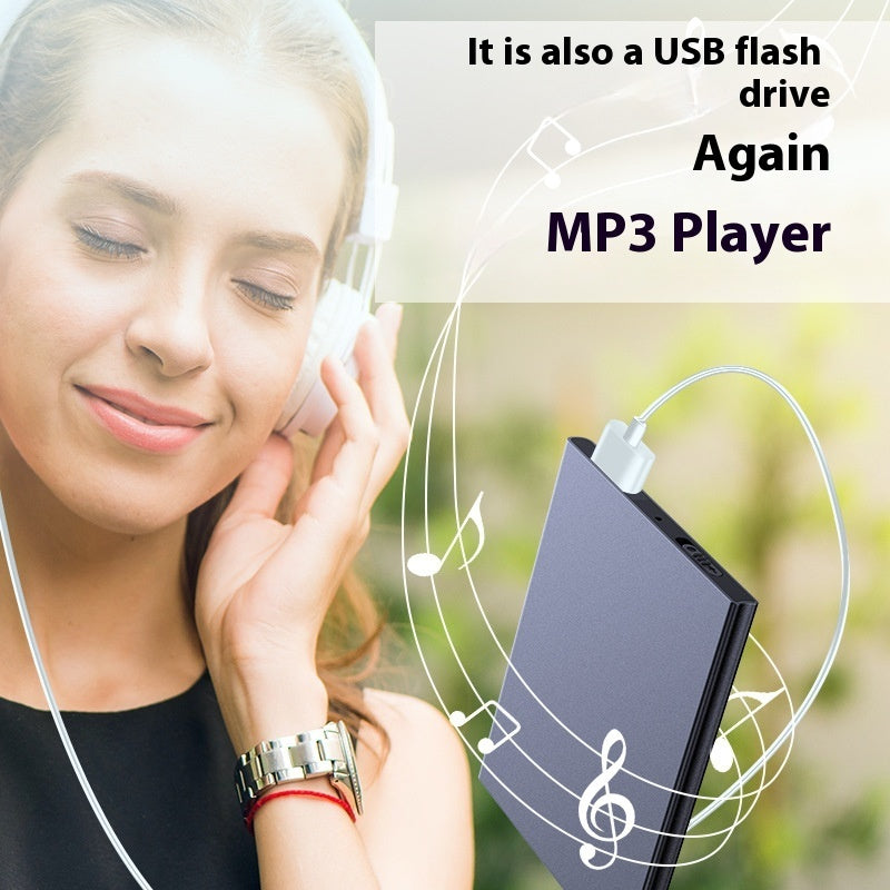 Smart Voice Recorder HD Noise Reduction Ultra-thin Portable Recorder Ai Recorder dealsniper-net