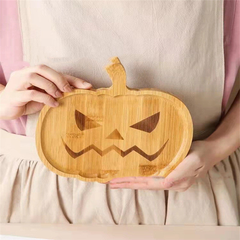 New Halloween Pumpkin Plate Ghost Tray Kitchen DealSniper.net