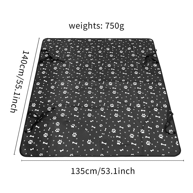 Car Pet Mat Rear Seat Water And Dirt Resistant Isolation Pad Pets Gym From House