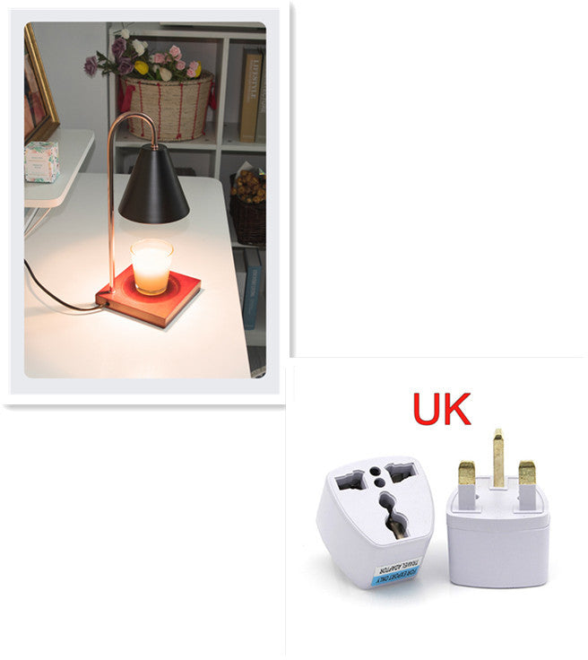 Aromatherapy Diffuser Wax Electric Melt Warmer Safety Lamp Home Decor DealSniper.net Black UK