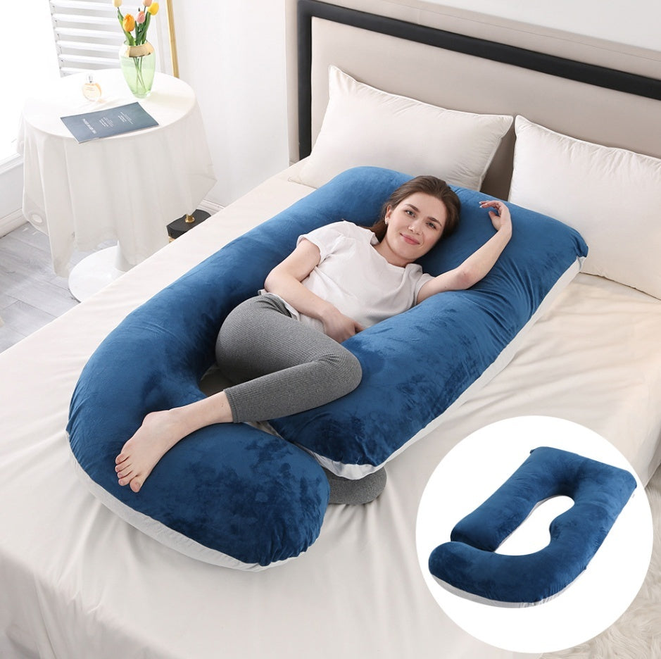 Maternity Pillow Waist Support Side Sleeping Slope Pillow J-type