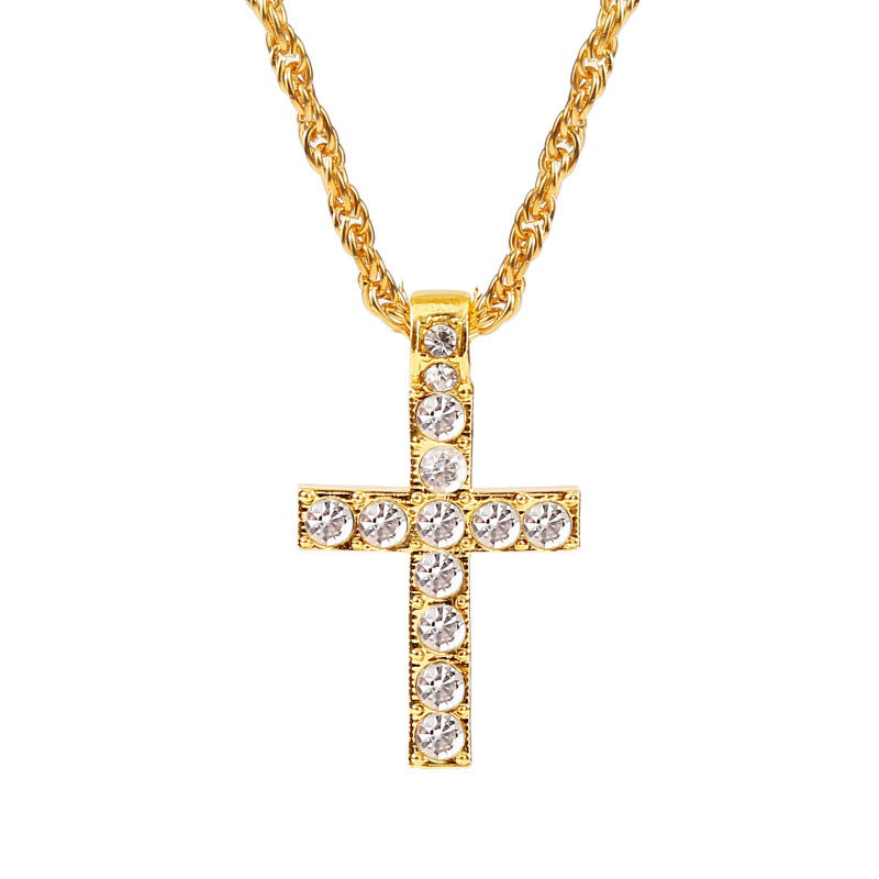 Cross Pendant Necklaces Punk Hiphop Jewelry Jewelry Gym From House