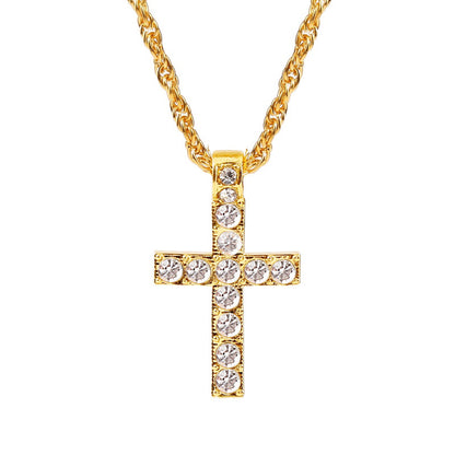 Cross Pendant Necklaces Punk Hiphop Jewelry Jewelry Gym From House