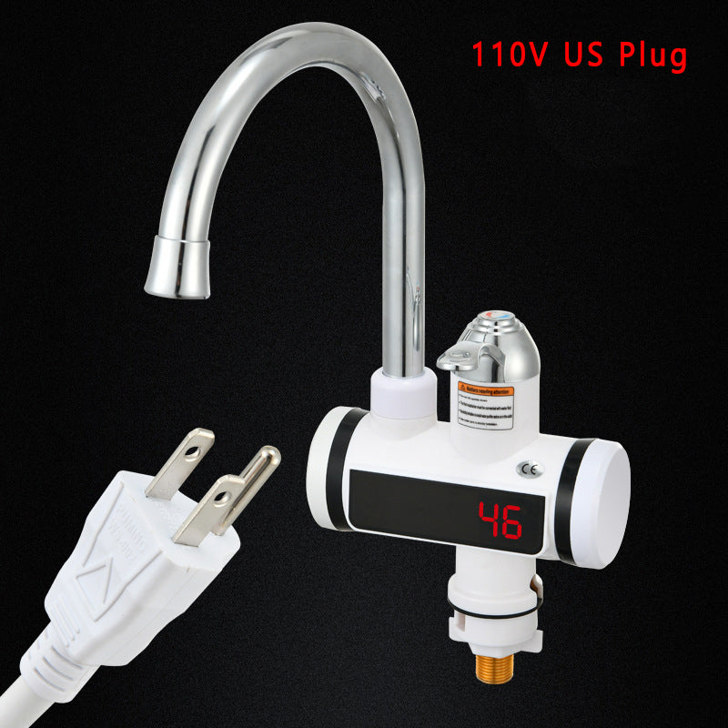 Water Heating Faucet 3000w Instant Hot Electric Faucet Water Heating Kitchen DealSniper.net White B US