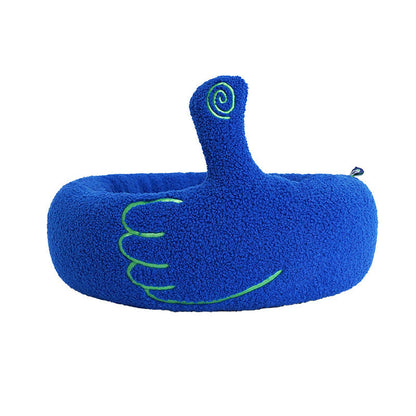Removable And Washable Cute Cat Litter Pad Semi-closed Pets DealSniper.net Blue
