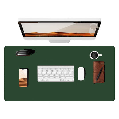 Leather Oversized Computer Office Keyboard Desk Mouse Pad Electronics DealSniper.net 60X35cm Dark Green
