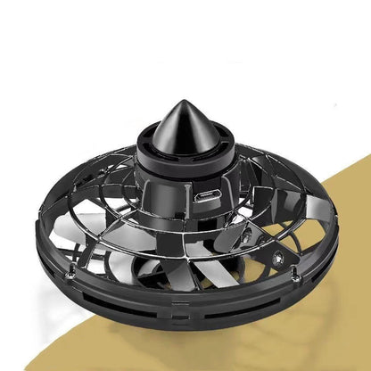 Children's Fall-resistant Gyroscopic Flying Machine Toys Kids dealsniper-net Black Gyro USB