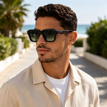 Fashion Square Frame Sunglasses For Men Stylish Sunglasses Women Gym From House