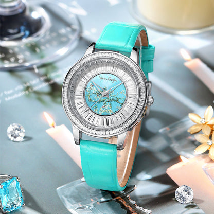 Van Gogh Women's Quartz Watch 3D Printed Oil Painting Jewelry DealSniper.net