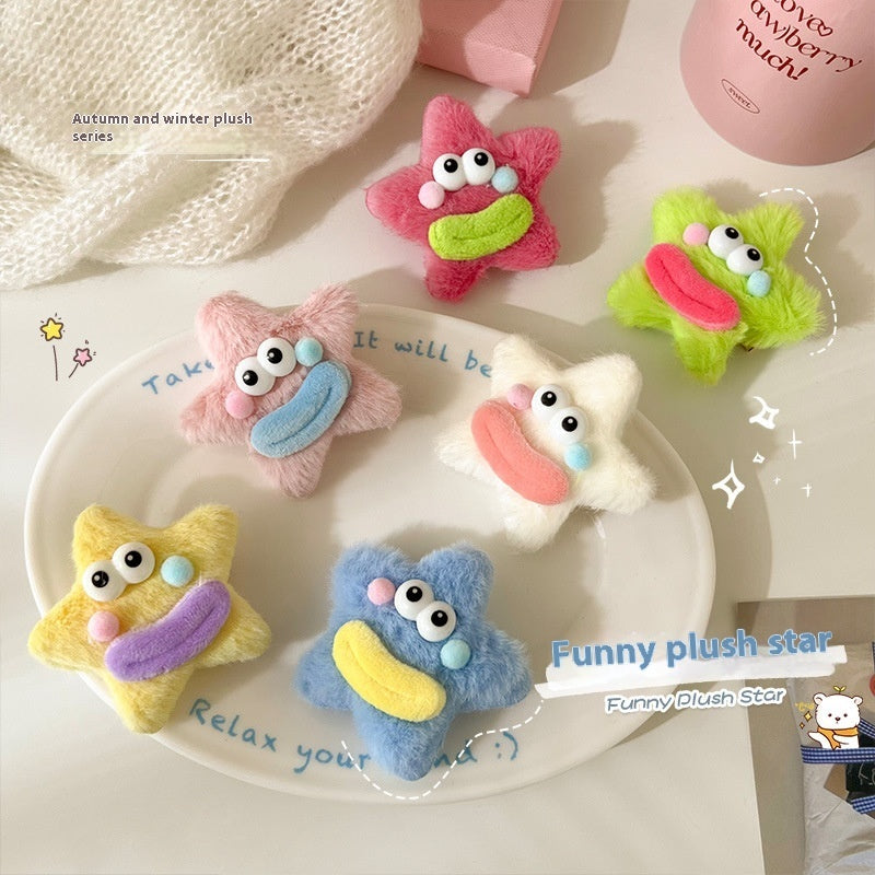 Girly Heart Plush Duckbill Clip Beauty DealSniper.net