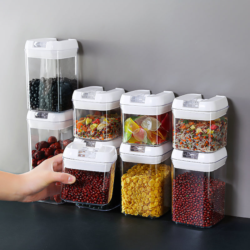 Air-Tight Food Storage Container For Cereals Easy Lock Kitchen dealsniper-net