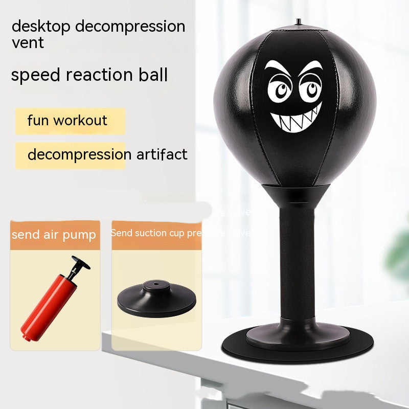 Children's Desktop Boxing Speed Ball Kids DealSniper.net Black Upgrade
