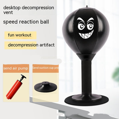 Children's Desktop Boxing Speed Ball Kids DealSniper.net Black Upgrade