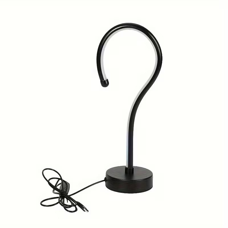 2PC Creative Question Mark Shape Table Lamp Home Decor Gym From House 1pcs