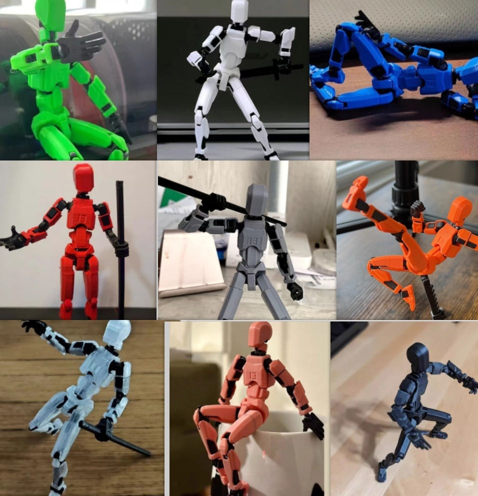 Multi-Jointed Movable Shapeshift Robot 2.0 3D Printed Kids dealsniper-net Set2